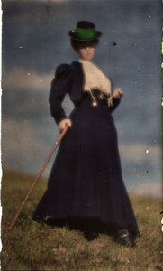 Miss Mary in the Blue Costume