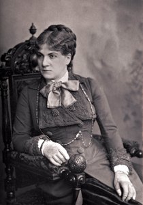 Portrait of Alix Pasca (1835-1914), French comedian. Photography late 19th century by Unknown photographer