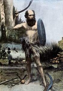Native Australian Weapon of a Boomerang by Unknown photographer