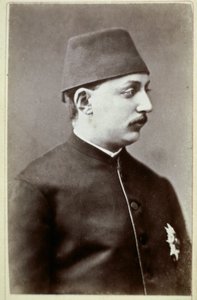Ottoman Empire: Portrait of Sultan Murad V (1840-1904). Photography. 1876 Ankara, Turkish Historical Society Turkey