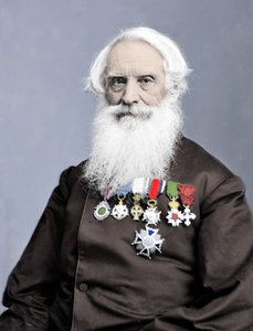 Portrait of American Inventor Samuel Finley Breese Morse, Photograph Around 1860