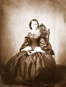 Portrait of Clara Schumann (1819 - 1896), Wife of Robert Schumann by Unknown photographer