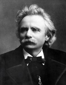 Portrait of Edvard Grieg (1843 - 1907) Norwegian composer