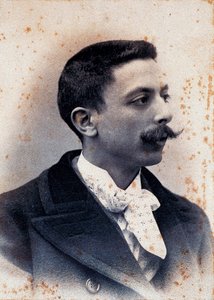 Portrait of Enrique Granados (1867-1916) in 1895 Spanish composer and pianist.