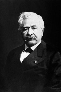 Portrait of Ferdinand de Lesseps (1805-1894), French Diplomat and Entrepreneur by Unknown photographer