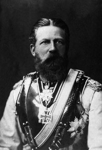 Portrait of Frederick III (1831-1888), King of Prussia and Emperor of Germany in 1888 for 99 Days by Unknown photographer