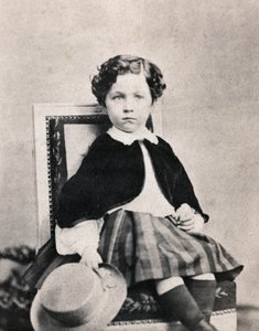 Portrait of Imperial Prince Eugene Louis Napoleon Bonaparte (1856-1879), son of Napoleon III. Anonymous photograph taken at Fontainebleau in June 1860 by Unknown photographer