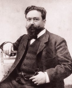 Portrait of Isaac Albeniz (1860-1909), Spanish pianist and composer. Photography, 1886 by Unknown photographer