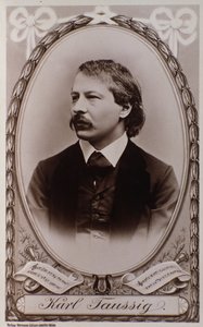 Portrait of Karl Taussig (engraving) by Unknown photographer