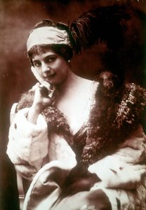 Portrait of Mata Hari (1876-1917), Dutch dancer and adventurer