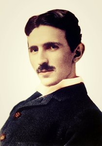 Portrait of Nikola Tesla (1856-1943)