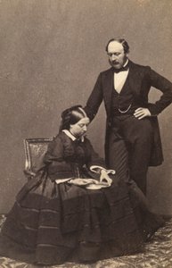 Portrait of Queen Victoria and Prince Consort Albert by Unknown photographer