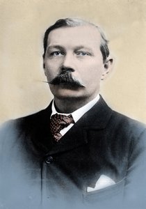 Portrait of Sir Arthur Conan Doyle (1859-1930), English Writer, Creator of Sherlock Holmes