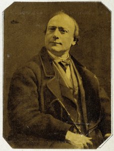 Portrait of Theodore de Banville in 1873, French poet (1823 - 1891)