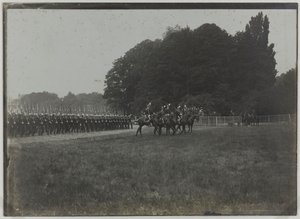 Revue of July 14, Parade of the Saint-Cyr School, Paris, c.1900 by Unknown photographer
