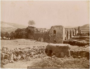 Ruins of Holy Forty Martyrs Church, Sebaste, Turkey, ca 1890 by Unknown photographer