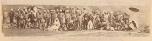 The East Indian Railway Rifle Volunteers at Their Camp of Exercise by Unknown photographer