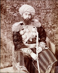 The Emir of Bukhara, 1890 by Unknown photographer