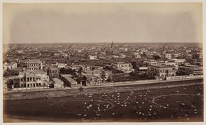 View from the Ochterlony Monument, Calcutta