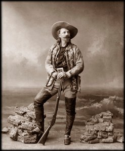 William Frederick Cody - Known as Buffalo Bill - Portrait of Buffalo Bill, Colonel William Cody by Unknown photographer