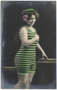 Woman in Swimsuits, c. 1910