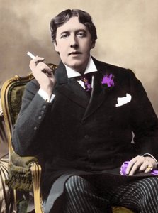 Portrait of Oscar Wilde. 19th century photograph by Unknown photographer