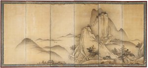 Landscape with Travelers on Mountain Paths