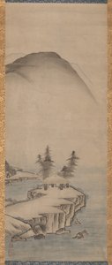 Landscapes (one of a pair) by Unkoku Toyo