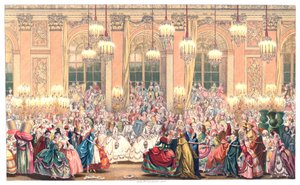 A Masquerade Ball, 1885 by Urrabieta