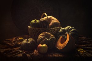 Autumn Harvest Still Life
