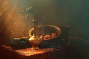 Classic Brass Still Life by UstinaGreen
