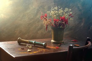 Rustic Kitchen Spices by UstinaGreen