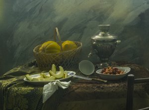 Rustic Melons and Samovar by UstinaGreen
