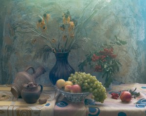 Still Life with Blue Autumn by UstinaGreen
