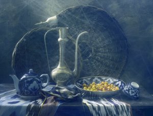 Traditional Blue Still Life by UstinaGreen