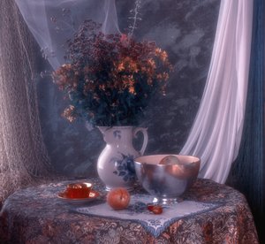Vintage Floral Still Life