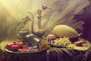 Vintage Fruit Still Life