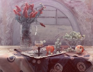 Vintage Fruit and Flowers