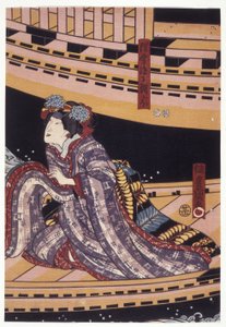 Bandō Shūka in the Role of Miyuki, Later Asagao