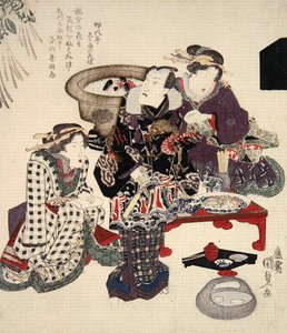 Otawaya (Onoe Kikugoro) at Umemoto, c.1825