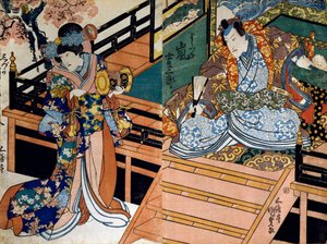 Shiki no Nagame Maru-ni-I no Toshi, Toshi actor, scene from The Four Seasons