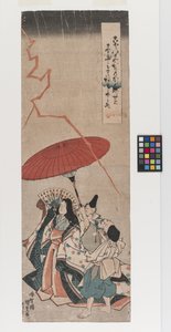 Ono no Komachi Bringing Rain by Utagawa (1786 1865) Kunisada