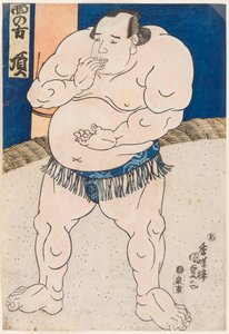 Portrait of Sumo Wrestler Itadaki by Utagawa Kunisada