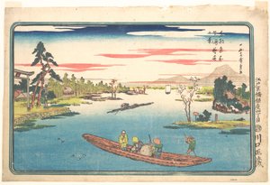 A View of Late Spring at Masaki by Utagawa Hiroshige