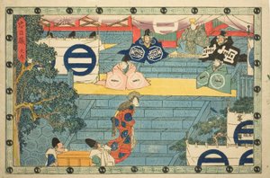 Act 1, from the series "The Revenge of the Loyal Retainers" by Utagawa Hiroshige