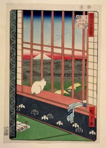 Asakusa Rice Fields During the Festival of the Cock, c.1857