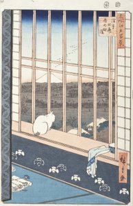 Asakusa Rice Fields and Festival of Torinomachi from the Series One Hundred Famous Views of Edo, 1857