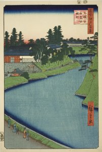 Benkei Moat from Soto-Sakurada to Kojimachi, from the series "One Hundred Famous Views of Edo" by Utagawa Hiroshige