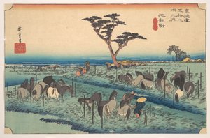 Chiriu, Station No. 40 by Utagawa Hiroshige
