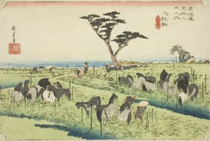 Chiryu: Early Summer Horse Market, from the series 